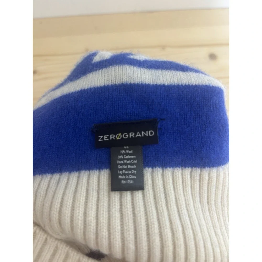 Cole Haan Mens‎ ZERO GRAND Knit Beanie One Size Soft Cashmere Wool Pom Hat FF14